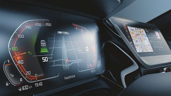 BMW Live Cockpit Professional. BMW Live Cockpit Professional display combination in the all-new BMW 1 Series.