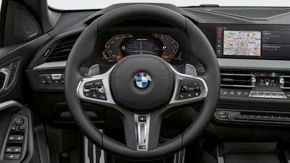 M Sports steering BMW 2 Series Gran Coupé F44 M Sports steering with Servotronic BMW 2 Series Gran Coupé F44 cockpit