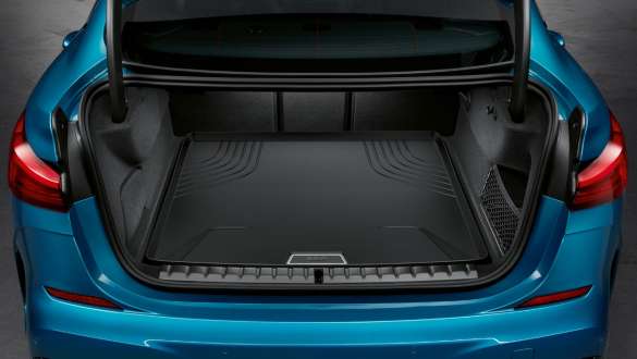 BMW luggage compartment mat BMW 2 Series Gran Coupé F44 BMW luggage compartment mat BMW 2 Series Gran Coupé Snapper Rocks Blue metallic F44 interior