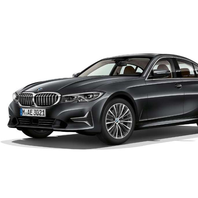 BMW 3 Series Sedan, Model Luxury Line Side still shot of BMW 3 Series Sedan as Model Luxury Line.