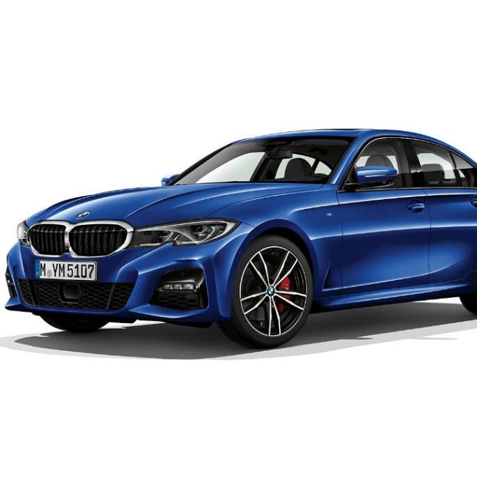 BMW 3 Series Sedan, Model M Sport Side still shot of BMW 3 Series Sedan as Model M Sport.