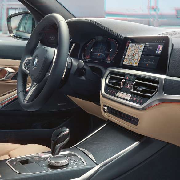 BMW 3 Series Touring, shot of the cockpit G21 BMW 3 Series Touring, shot of the cockpit taken from passenger side G21
