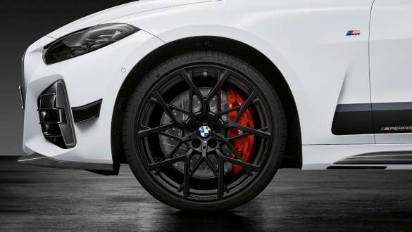 20" M Performance forged wheel Y-spoke style 795 M Jet Black matt, summer complete wheel set BMW 4 Series Coupé G22 2020 20" M Performance forged wheel Y-spoke style 795 M Jet Black matt, summer complete wheel set BMW 4 Series Coupé G22 2020 close up