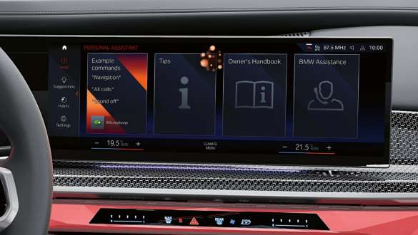 BMW 지능형 퍼스널 어시스턴트 BMW M760e xDrive 세단 G70 BMW 지능형 퍼스널 어시스턴트 BMW M760e xDrive 세단 G70 BMW 커브드 디스플레이