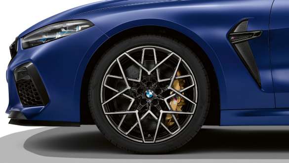 20'' M light alloy wheels 813 M F92. BMW M8 Competition Coupé with 20'' M light alloy wheels 813 M F92.