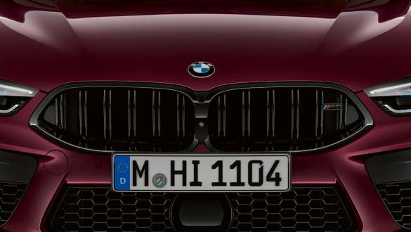 M specific kidney grille BMW M8 Competition Gran Coupé F93 M specific kidney grille BMW M8 Competition Gran Coupé F93 2020 BMW Individual Ametrine metallic front view