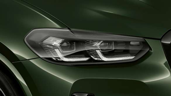 BMW 인디비주얼 헤드라이트 섀도우 라인 BMW X3 M40i M40d G01 LCI 페이스리프트 2021 BMW X3 M40i M40d G01 LCI 페이스리프트 2021 말라카이트 그린 메탈릭 BMW 인디비주얼 헤드라이트 섀도우 라인