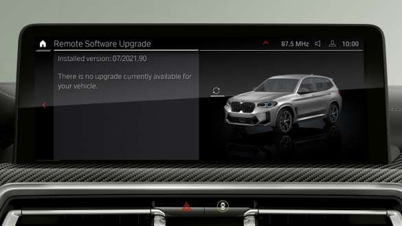 원격 소프트웨어 업그레이드 BMW X3 M 오토모빌 F97 G01 LCI 페이스리프트 2021 BMW X3 M 오토모빌 F97 G01 LCI 페이스리프트 2021 원격 소프트웨어 업그레이드 컨트롤 디스플레이