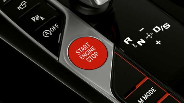 빨간색 Start/Stop 버튼 BMW X3 M 오토모빌 2021 F97 G01 LCI BMW X3 M 오토모빌 2021 F97 G01 LCI 빨간색 Start/Stop 버튼