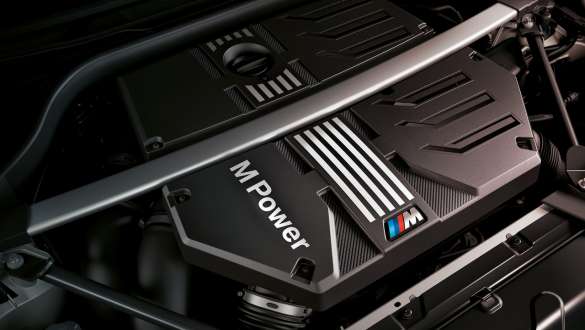BMW M 트윈파워 터보 직렬 6기통 가솔린 엔진 BMW X3 M 컴피티션 F97 LCI 2021 BMW X3 M 컴피티션 F97 LCI 페이스리프트 2021 트윈파워 터보 직렬 6기통 가솔린 엔진 클로즈업