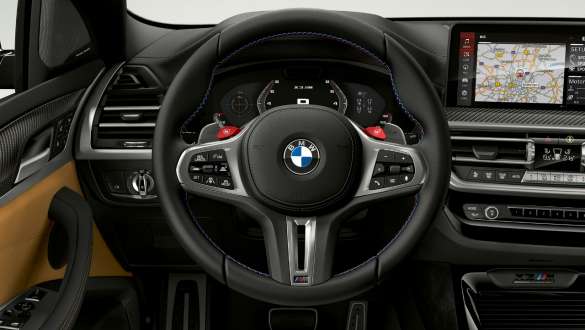 M 가죽 스티어링 휠 BMW X3 M 컴피티션 F97 LCI 페이스리프트 2021 BMW X3 M 컴피티션 F97 LCI 페이스리프트 2021 M 가죽 스티어링 휠 콕핏