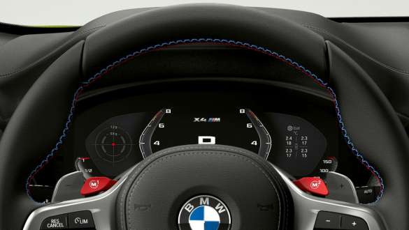 M 전용 인스트루먼트 클러스터 BMW X4 M 오토모빌 F98 LCI 2021 BMW X4 M 오토모빌 F98 LCI 페이스리프트 2021 M 전용 인스트루먼트 클러스터