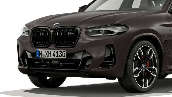 프런트 에이프런 M 에어로다이내믹 패키지 BMW X4 M40i M40d G02 LCI 2021 BMW X4 M40i M40d G02 LCI 2021 페이스리프트 M 에어로다이내믹 패키지 프런트 에이프런