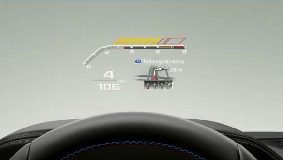 BMW X6 M Automobiles SUV F96 with BMW Head-Up Display BMW Head-Up Display BMW X6 M Automobiles F96 SUV 2020 interior