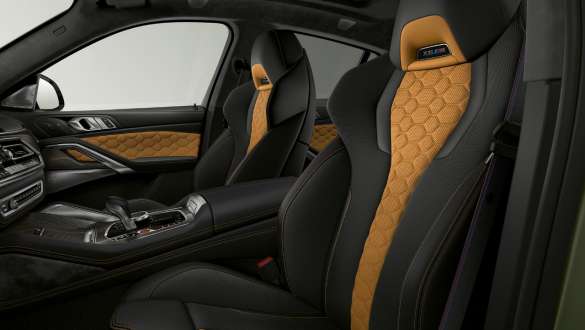 M Multifunctional seats in the BMW X6 M Competition SUV F96 M Multifunctional seats in leather 'Merino' BMW X6 M Competition SUV F96 2020 interior