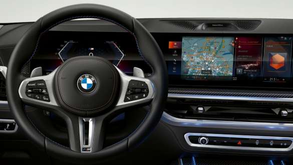M 가죽 스티어링 휠 BMW X7 M60i G07 LCI M 가죽 스티어링 휠 BMW X7 M60i G07 LCI 콕핏
