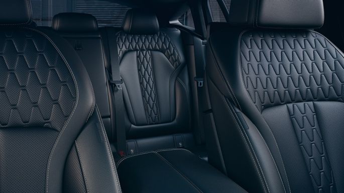 BMW X6 upholstery SUV G06. BMW X6 interior with view of upholstery SUV G06.