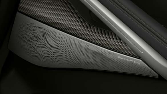 BMW X6 speaker SUV G06. Close-up of the BMW interior with focus on speaker SUV G06.