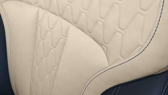 BMW X7 High-Quality Leather Design SUV G07 Close-up of the high-quality leather design in the BMW X7 SUV G07