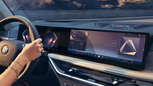 BMW 운영 체제 8 클로즈업 BMW 커브드 디스플레이 BMW X7 G07 LCI BMW 운영 체제 8 클로즈업 BMW 커브드 디스플레이 BMW X7 G07 LCI