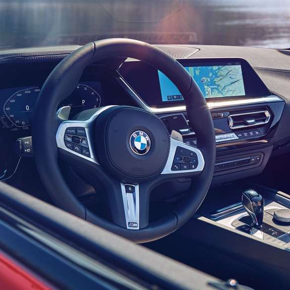 BMW Z4 로드스터의 콕핏 BMW Z4 로드스터의 콕핏 내부