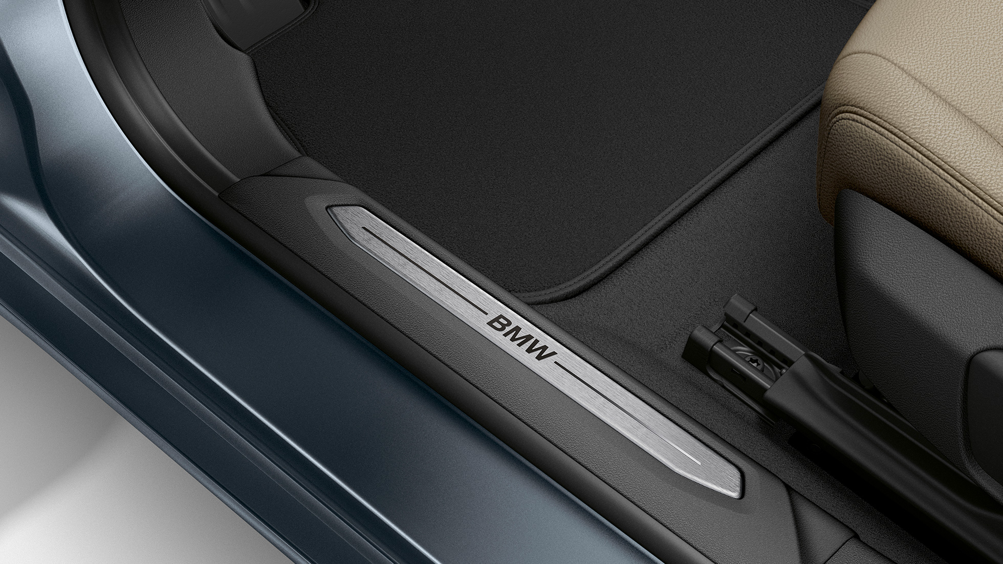 Door sill finishers BMW 2 Series Gran Coupé Model Luxury Line F44 Door sill finishers BMW 2 Series Gran Coupé Model Luxury Line F44 interior
