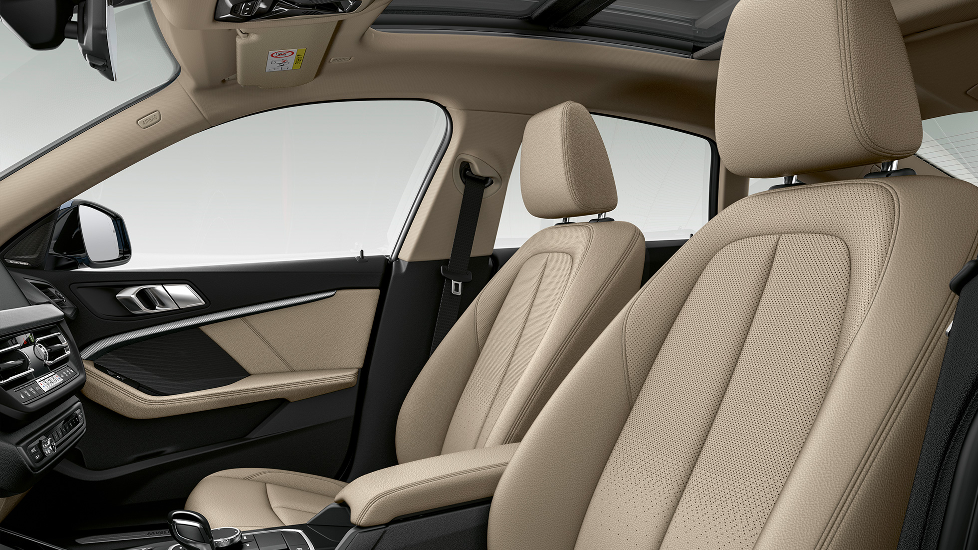 Seats in leather with perforations Black BMW 2 Series Gran Coupé Model Luxury Line F44 Seats in leather with perforations Black BMW 2 Series Gran Coupé Model Luxury Line F44 interior