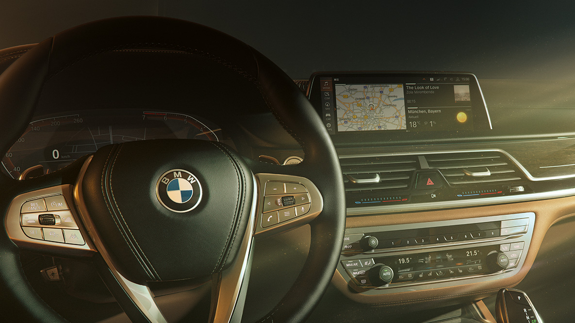 BMW 7 Series Sedan BMW Remote Software Upgrade 플러그인 하이브리드 G11 BMW Remote Software Upgrade: close-up of the instrument cluster 플러그인 하이브리드 G11