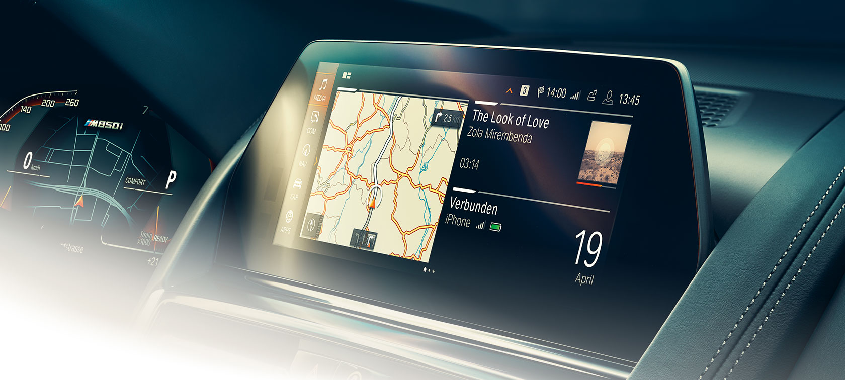 Control Display G15 BMW 8 Series Coupé, interior, Control Display G15.