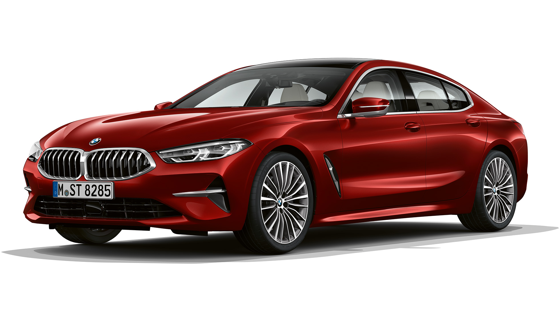 Base model three-quarter front shot G16 BMW 8 Series Gran Coupé, base model three-quarter front shot G16