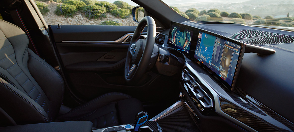 콕핏 BMW i4 M50 G26 2021 콕핏 BMW i4 M50 G26 2021 사이드 뷰 인테리어