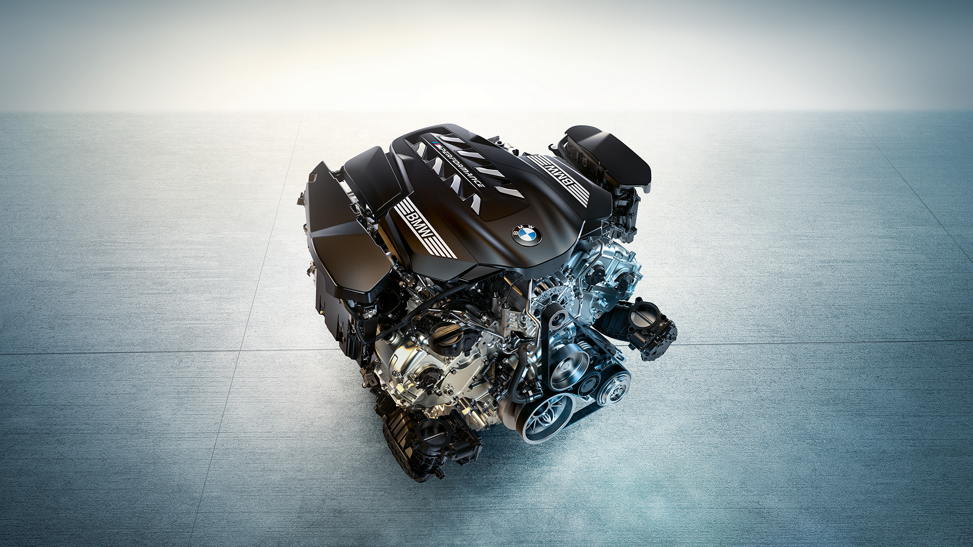 BMW M TwinPower Turbo 8-cylinder petrol engine BMW M550i xDrive Sedan G30 LCI Facelift 2020 BMW M TwinPower Turbo 8-cylinder petrol engine BMW M550i xDrive Sedan G30 LCI Facelift 2020