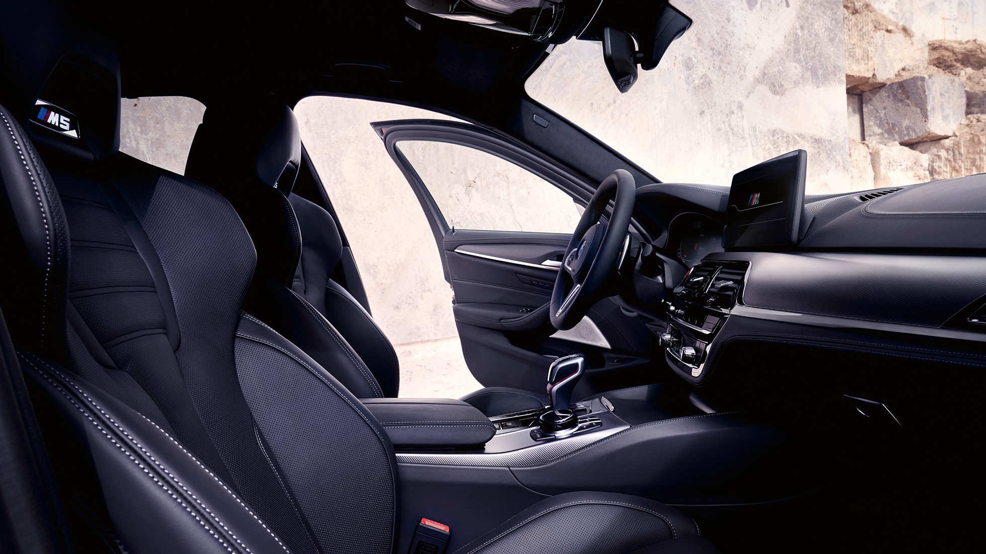 BMW M5 Competition F90 LCI Facelift 2020 interior BMW M5 Competition F90 LCI Facelift 2020 interior with M Multifunctional seats