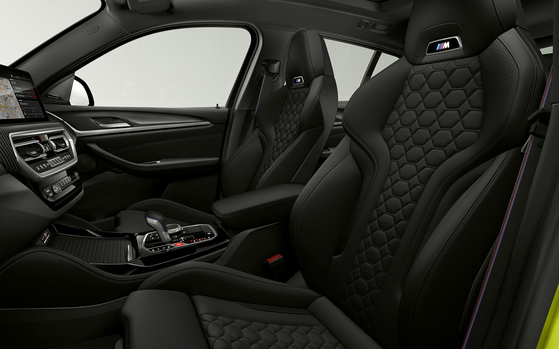 BMW X4 M 컴피티션 F98 LCI 페이스리프트 2021 M 스포츠 시트 인테리어