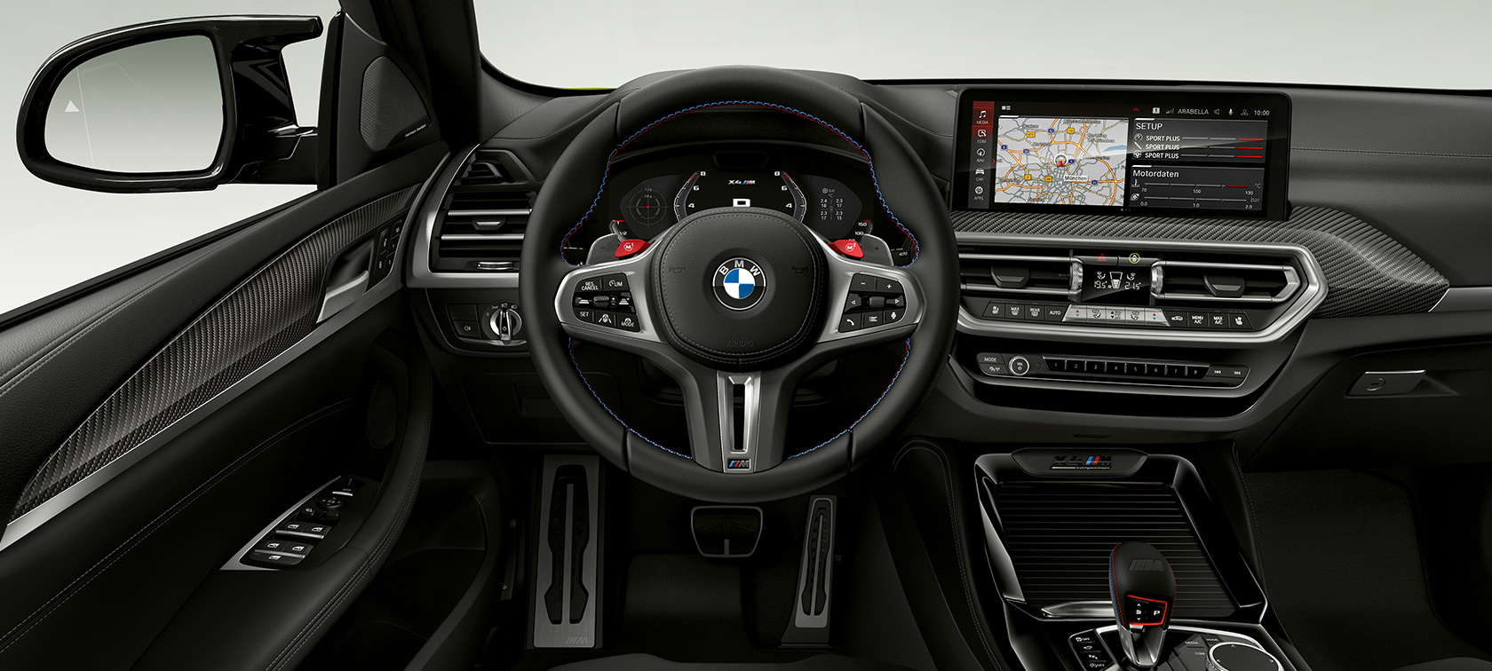 콕핏 BMW X4 M 컴피티션 F98 LCI 페이스리프트 2021 BMW X4 M 컴피티션 F98 LCI 페이스리프트 2021 콕핏 인테리어