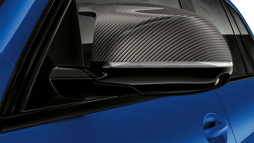 BMW X7 M60i G07 LCI M 카본 미러 캡 브레이크 클로즈업