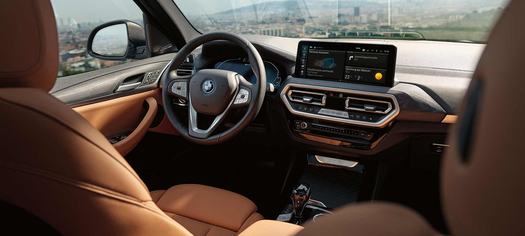 BMW X3 G01 디자인 중점 사항 센사텍 코냑 시트 2021