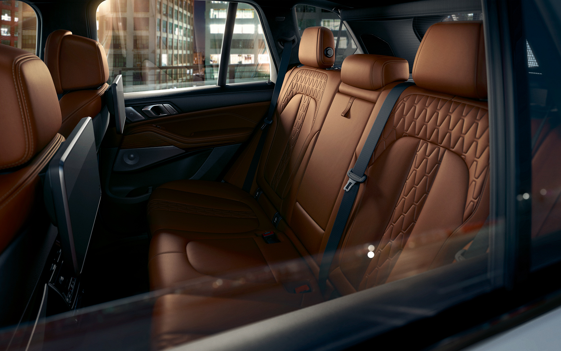 BMW X5 back seats 플러그인 하이브리드 SUV G05 Back seats of the BMW X5 플러그인 하이브리드 SUV G05