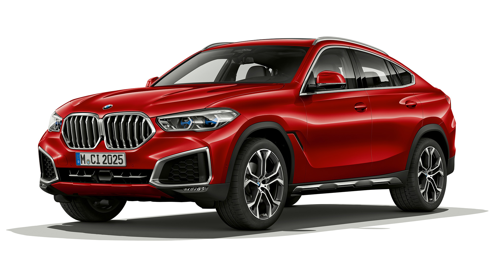 BMW X6 with BMW xLine, exterior SUV G06. BMW X6 with BMW xLine in three-quarter front perspective SUV G06.