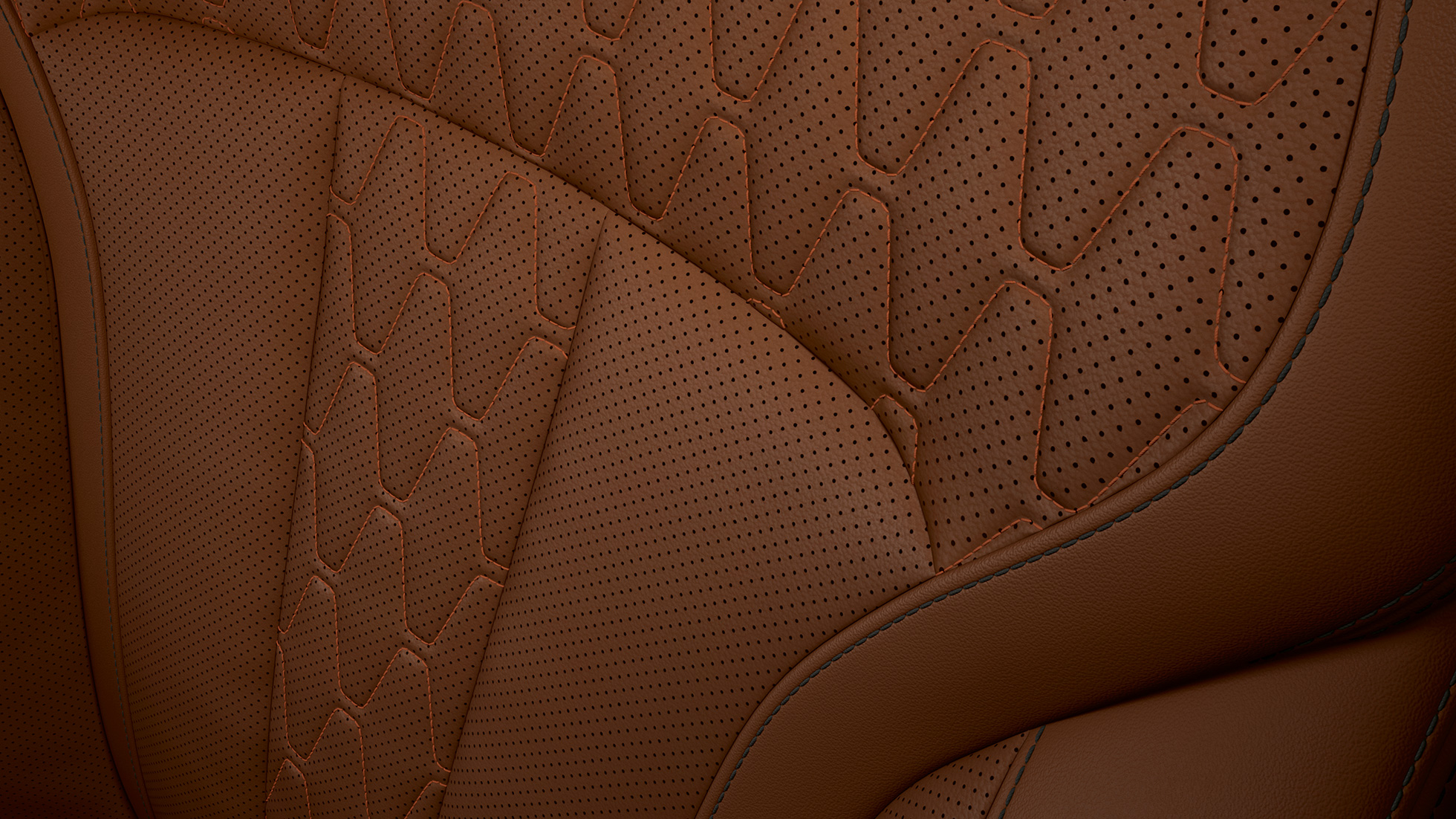 BMW X7, BMW X7 M50d polster design SUV G07 Close-up of the polster design of the BMW X7 with BMW X7 M50d features SUV G07