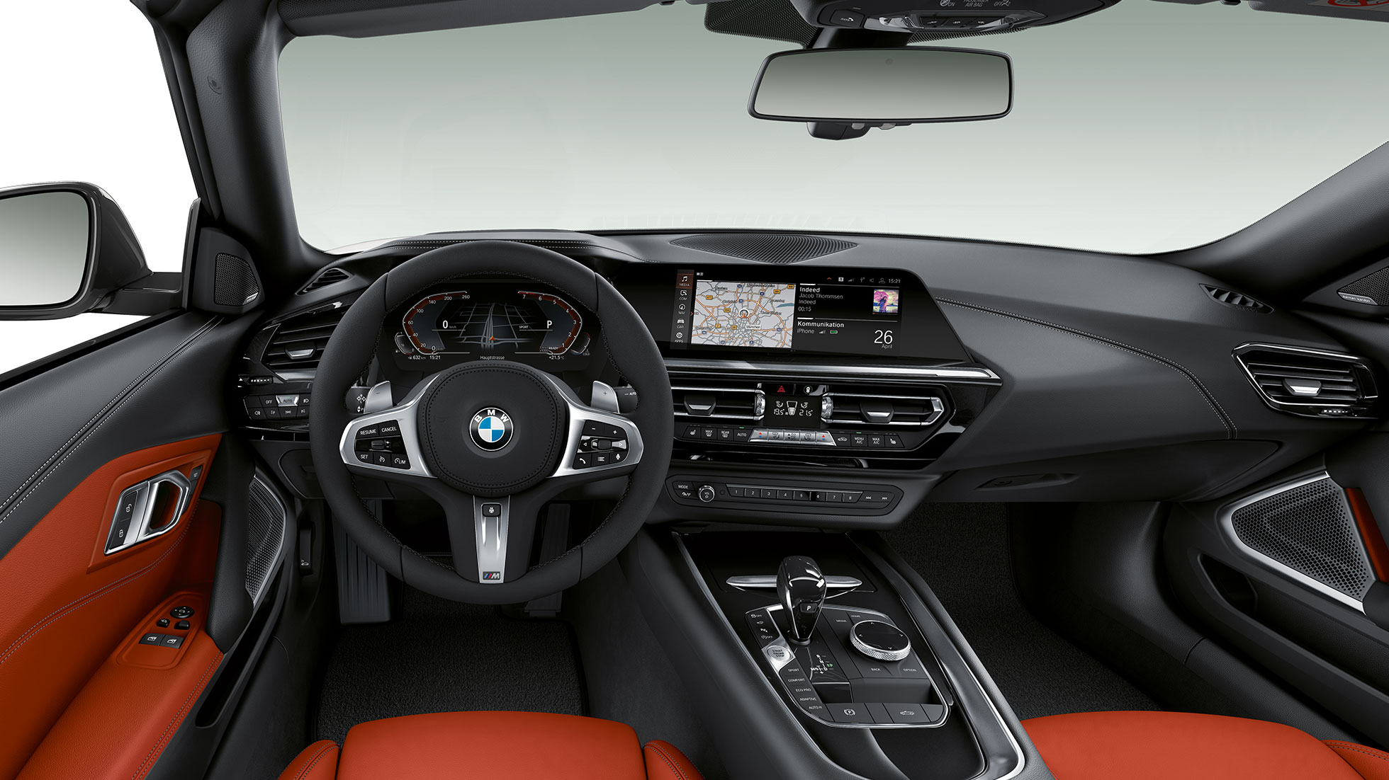 BMW Z4 로드스터 스포츠 라인의 스티어링 휠 및 운전석 G29 BMW Z4 로드스터 스포츠 라인 G29