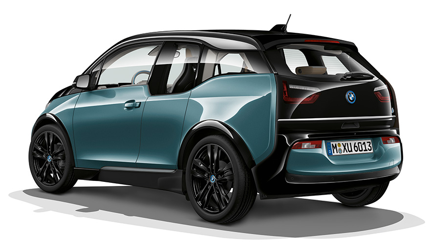 BMW i3 studio shot BMW i3 studio shot three-quarter rear view