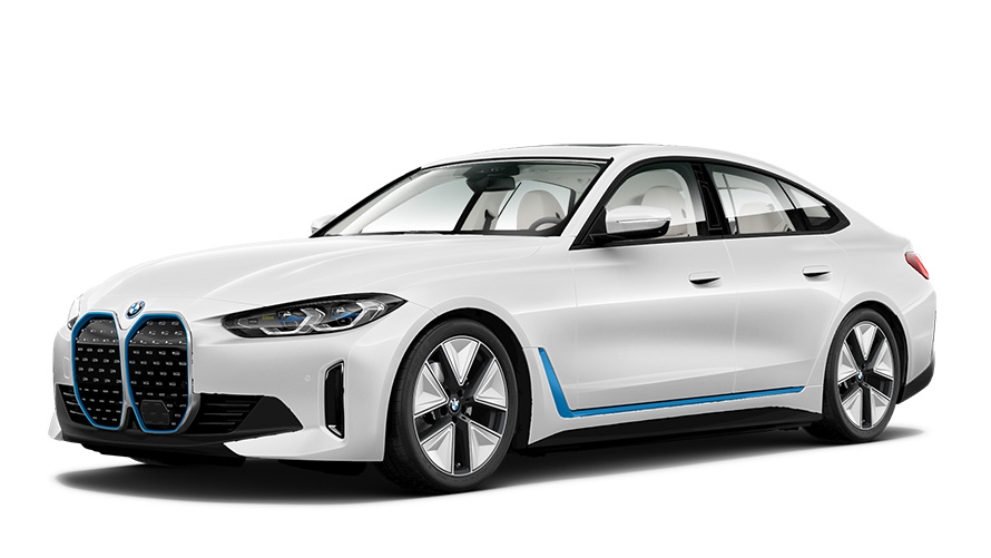 BMW i4 studio shot BMW i4 studio shot three-quarter front view