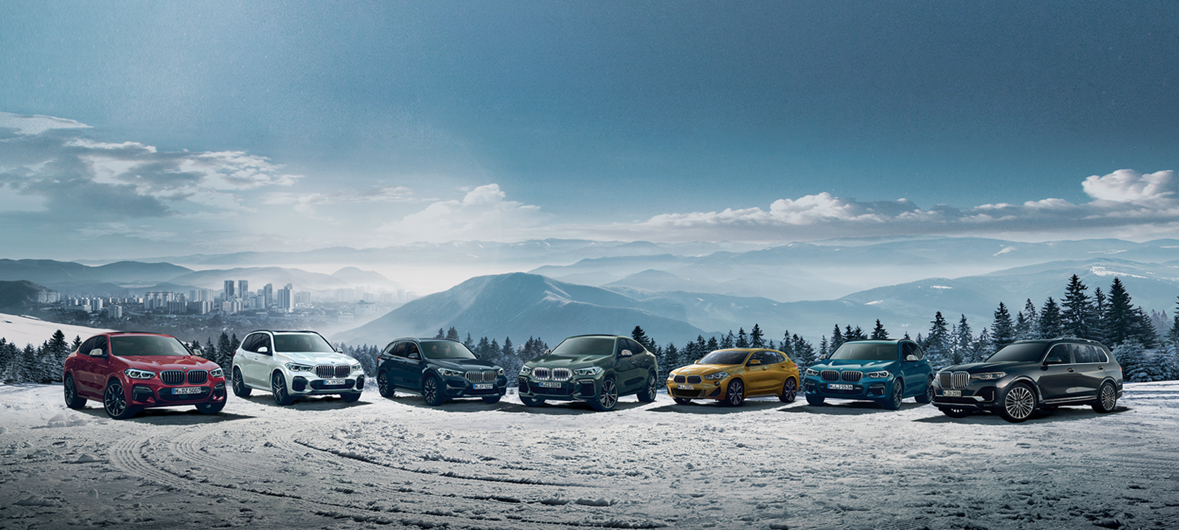bmw x range SUV