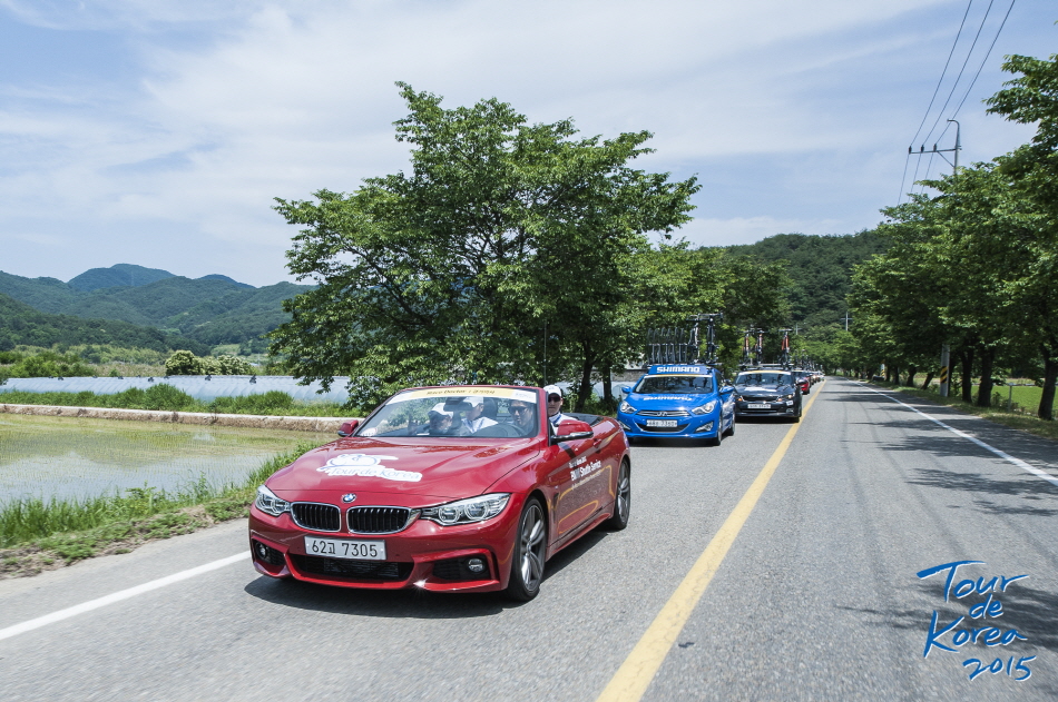 BMW 코리아, ‘투르 드 코리아 2015’ 공식 의전차량 지원 BMW 코리아, ‘투르 드 코리아 2015’ 공식 의전차량 지원