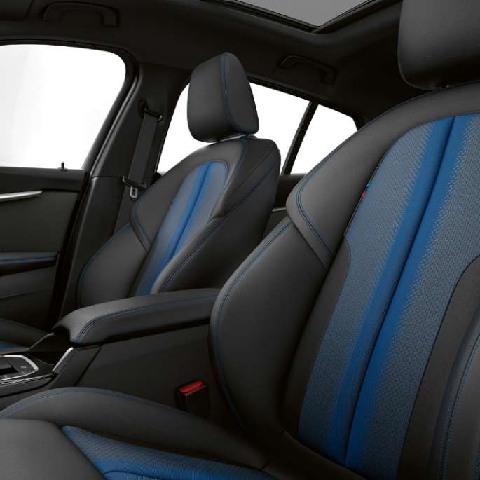 BMW 1 Series Model M Sport, interior with M Sport seats F40.
