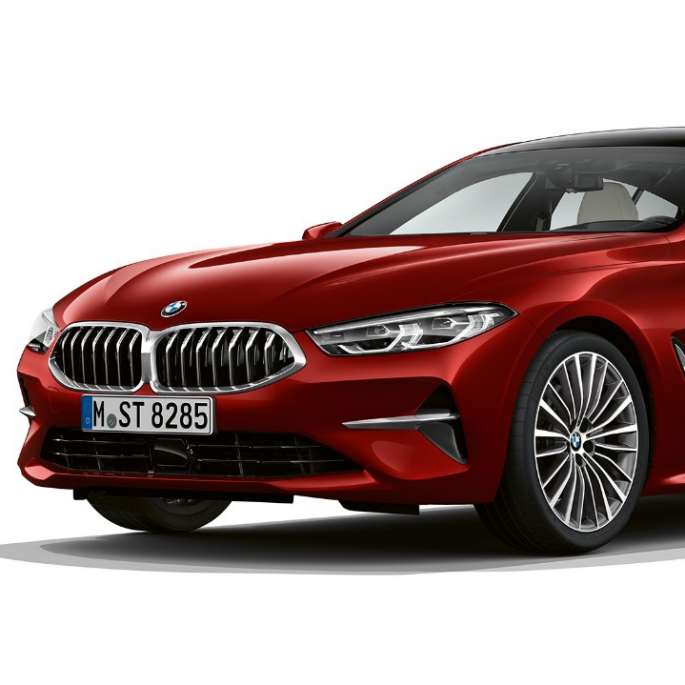 BMW 8 Series Gran Coupé, base model three-quarter front shot G16