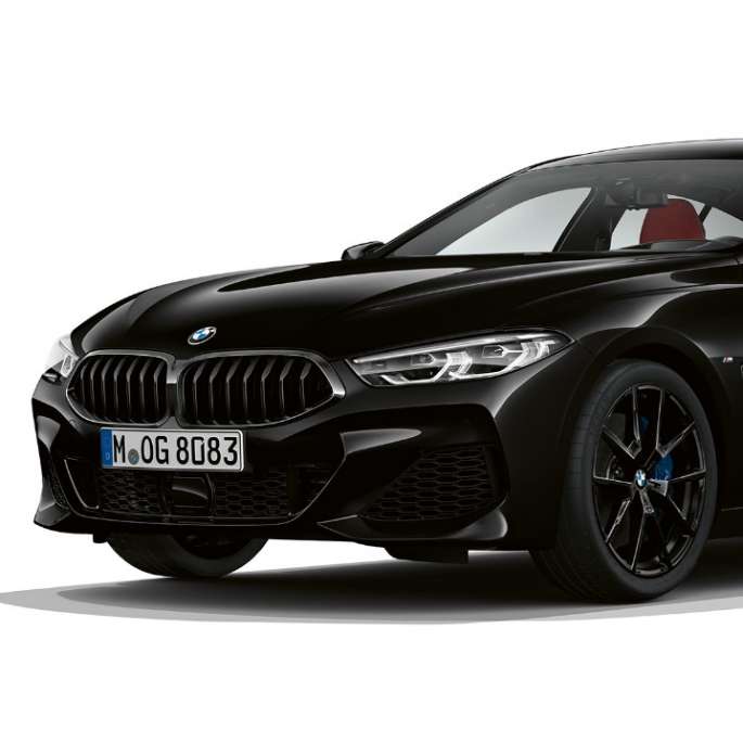 BMW 8 Series Gran Coupé, M Sport package three-quarter front shot G16